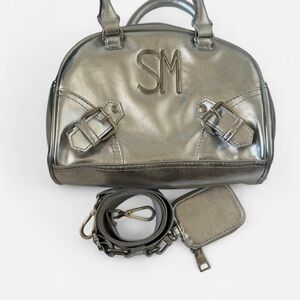 Metallic Silver Handbag